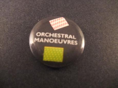 Orchestral Manoeuvres in the Dark,OMD roze-groen logo